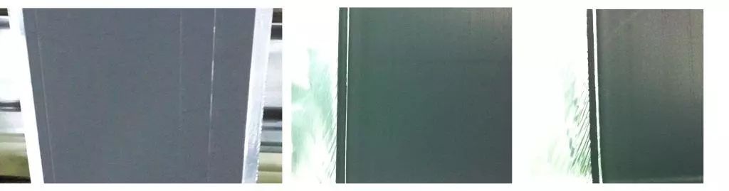 Scratches on the surface of the pole piece