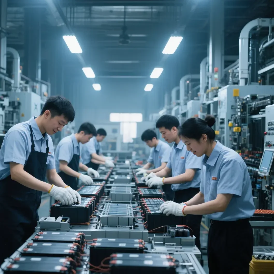 new energy vehicle enterprises battery supporting panorama