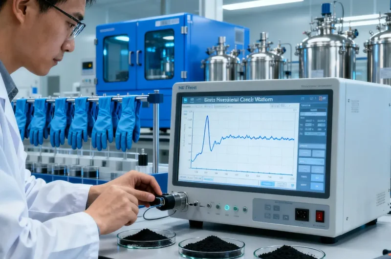 What is the specific capacity of lithium battery anode materials?