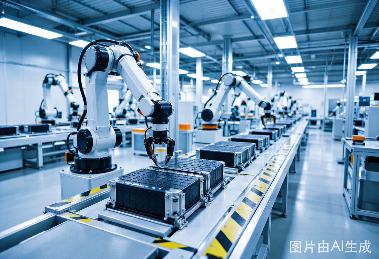 Automated lithium battery factory production line